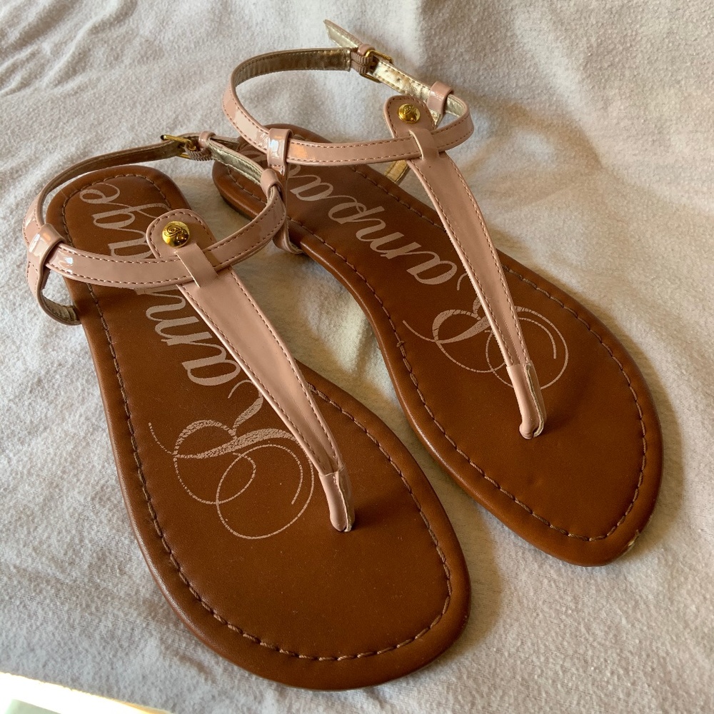Rampage Thong Sandal, Size 8, Pink/Cream